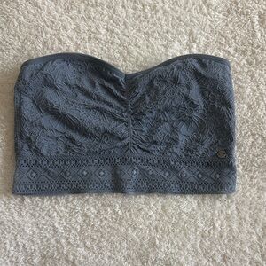 Lucky Brand Lace Strapless Top / top
